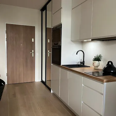 Apartament Futura Z Ogrodkiem - Parking - Niania Daire Gdansk